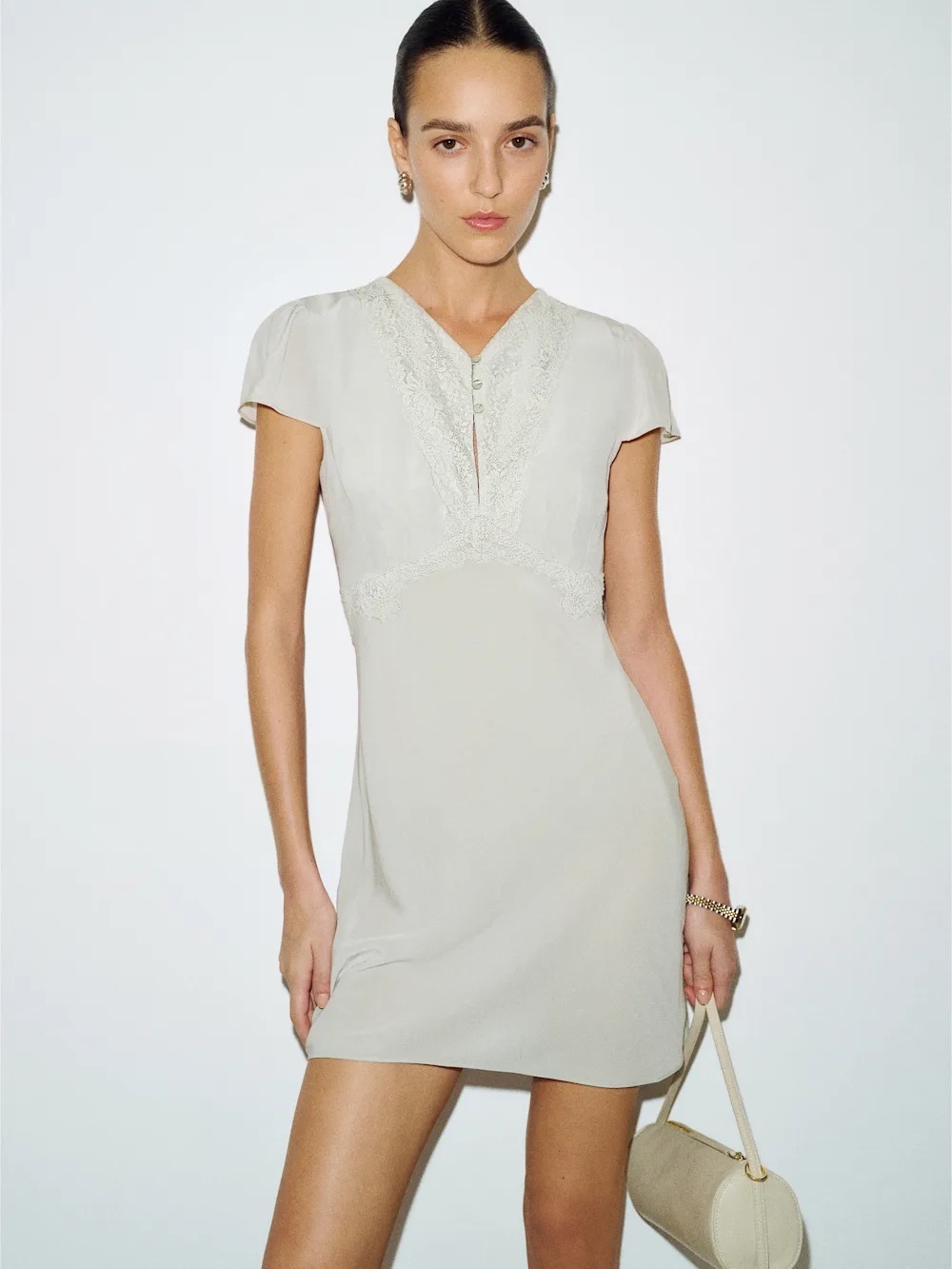 Reformation Kasia Dress Blue - Size S